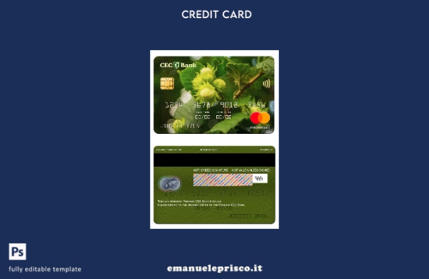 modello mastercard Romania CEC Bank in stile verificato